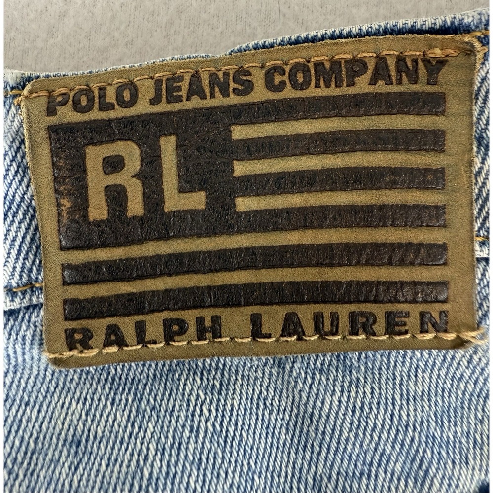 Ralph Lauren Polo Jeans Co. Womens 8/29 Mid-Rise Stretch Denim Blue Relaxed Fit - Picture 9 of 11